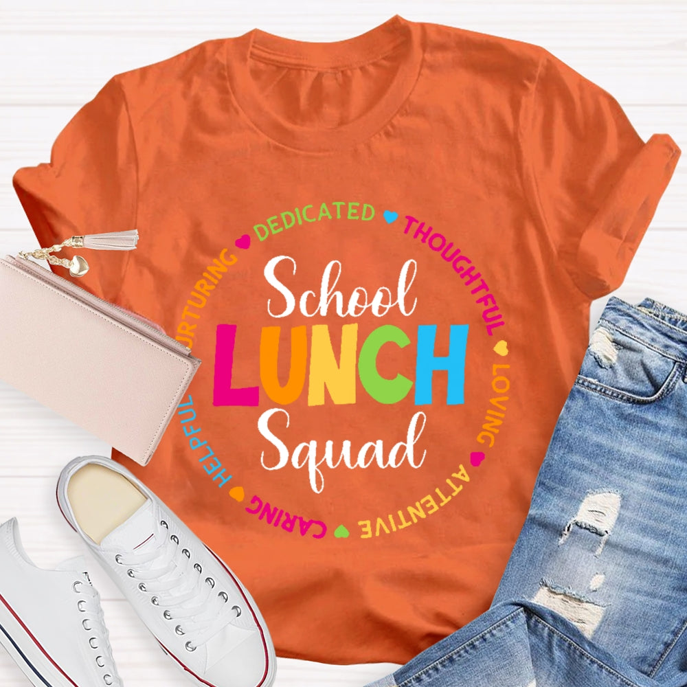School Lunch Squad Graphic T-shirt
