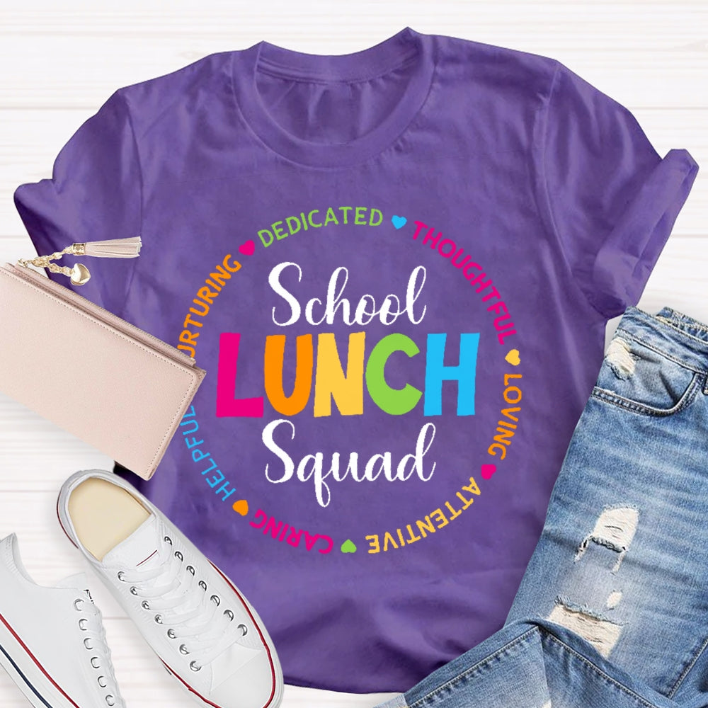 School Lunch Squad Graphic T-shirt