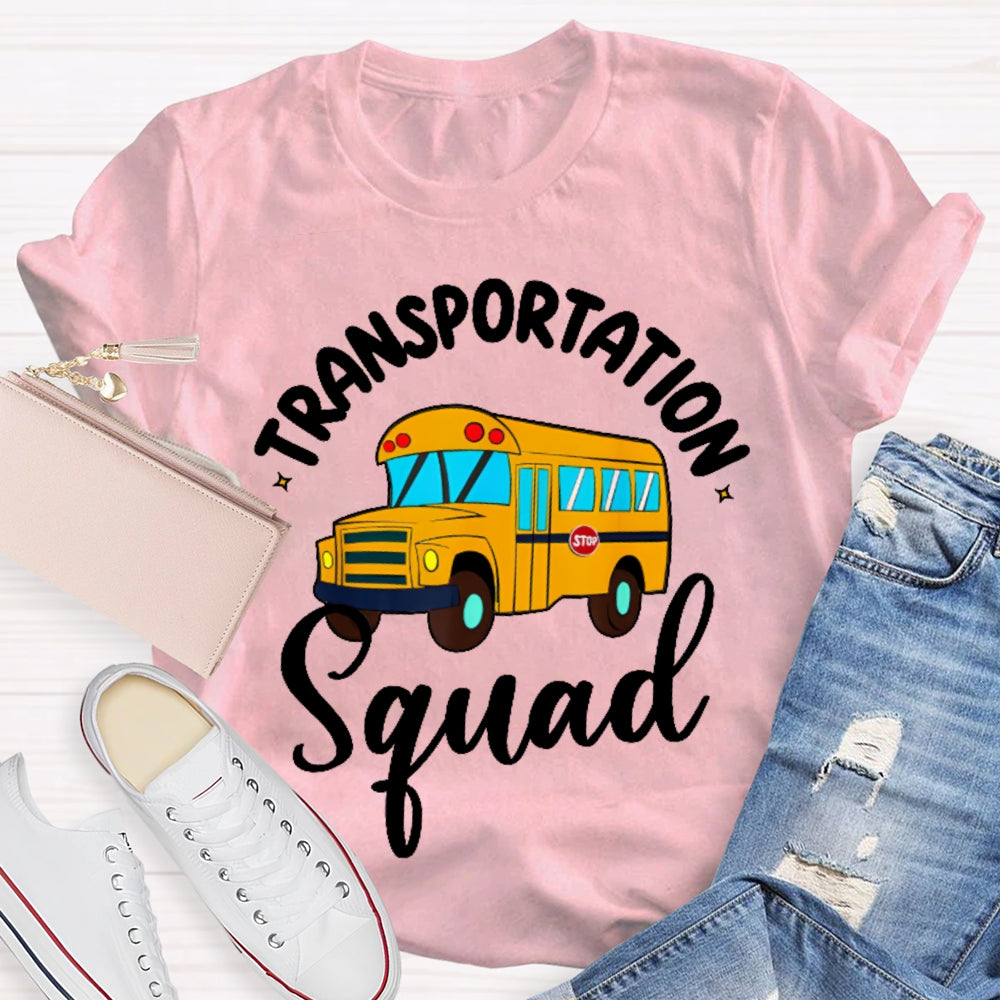 Transportation Squad Bus Driver Gift T-shirt