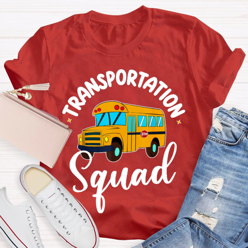 Transportation Squad Bus Driver Gift T-shirt