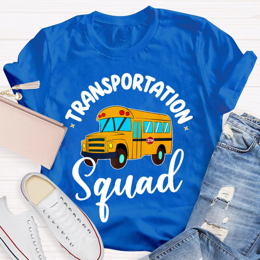Transportation Squad Bus Driver Gift T-shirt