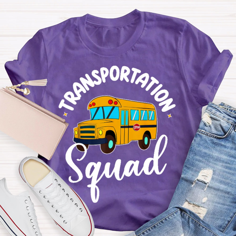 Transportation Squad Bus Driver Gift T-shirt
