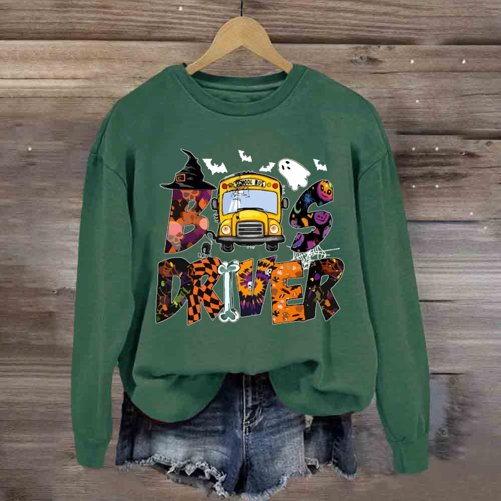 Bus Driver Halloween Cute sweatshirt