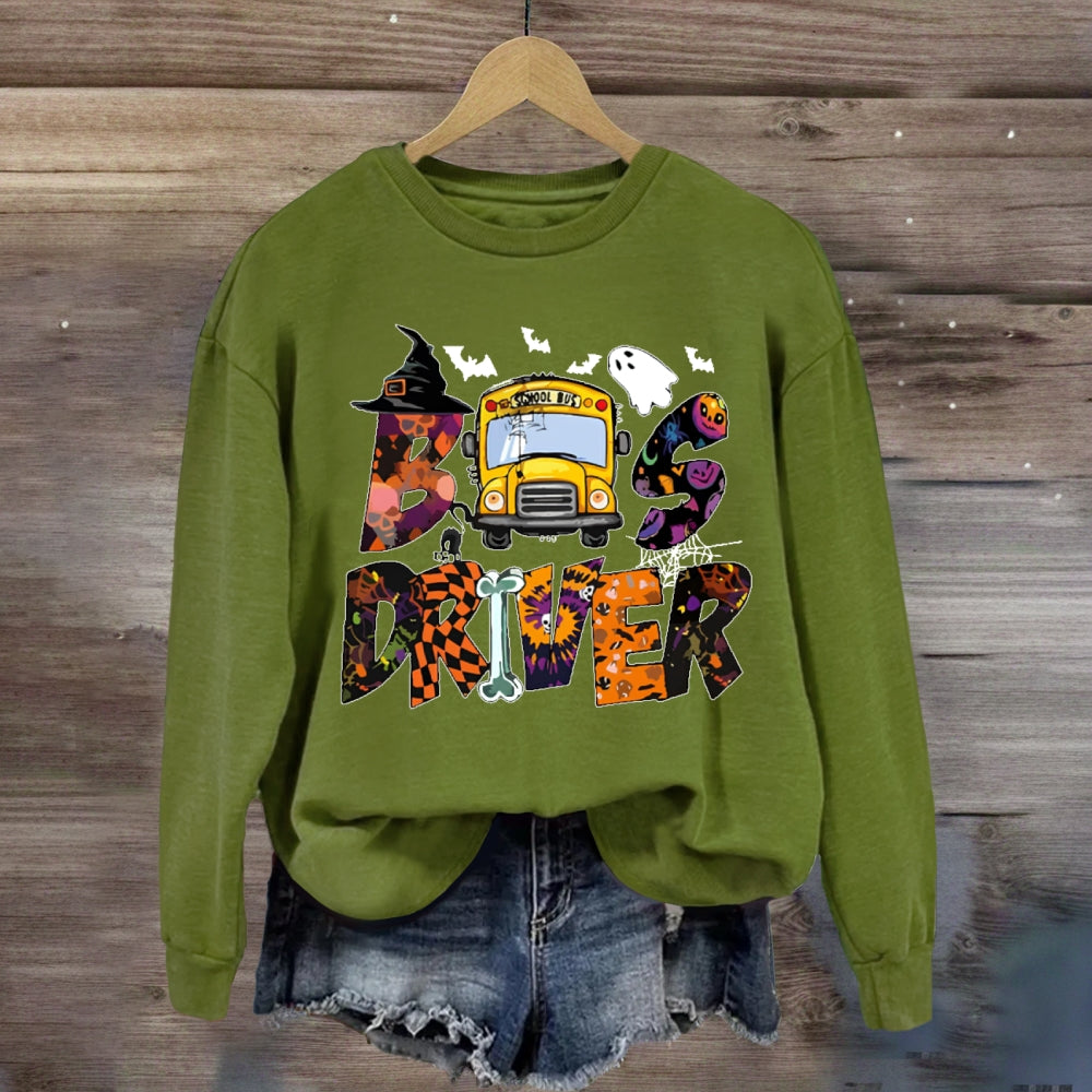 Bus Driver Halloween Cute sweatshirt
