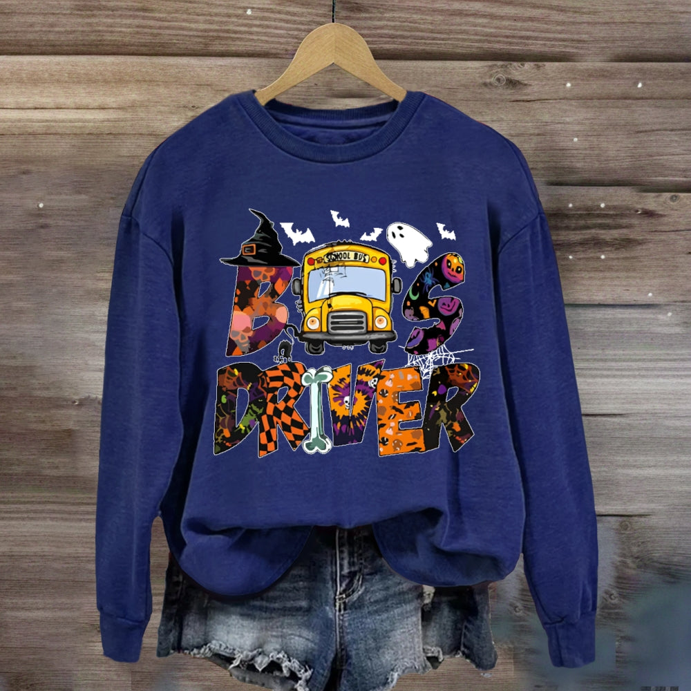Bus Driver Halloween Cute sweatshirt