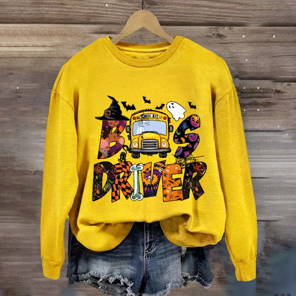 Bus Driver Halloween Cute sweatshirt