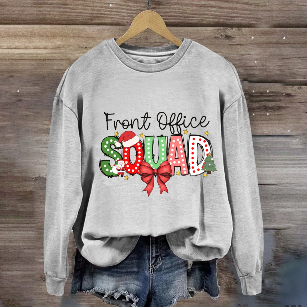 Christmas Front Office Squad Sweatshirt