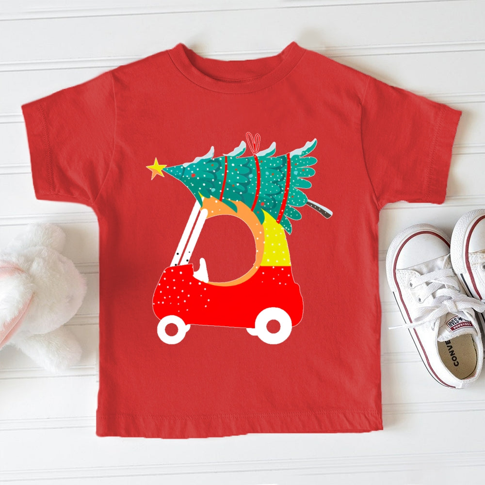 Christmas Car Toddler T-shirts