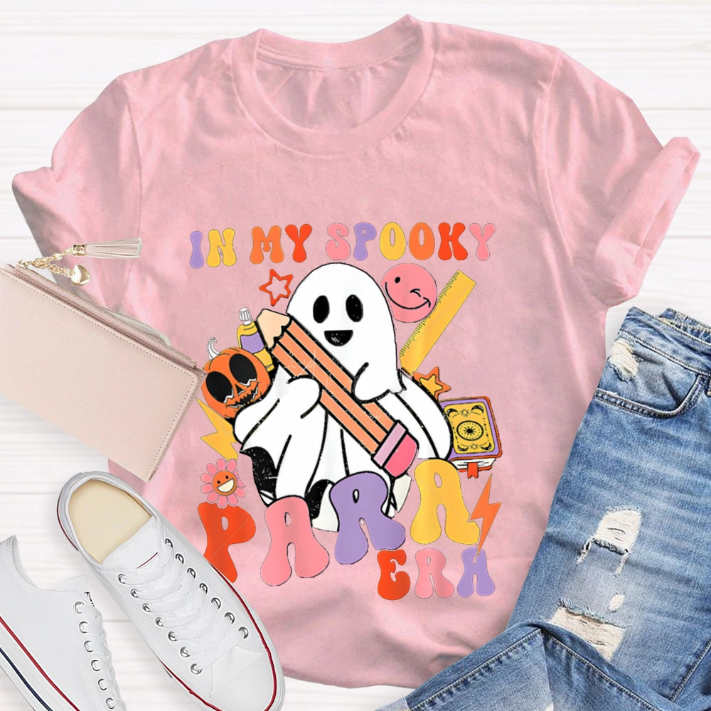In My Spooky Para Era Little Devil Holding A Pencil T-shirt