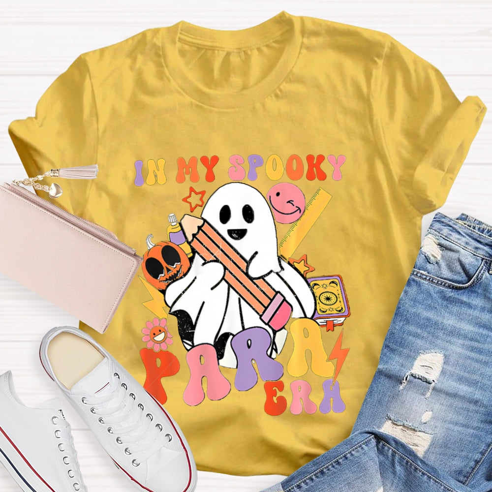 In My Spooky Para Era Little Devil Holding A Pencil T-shirt