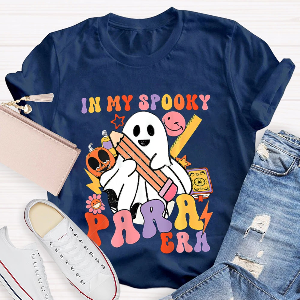 In My Spooky Para Era Little Devil Holding A Pencil T-shirt