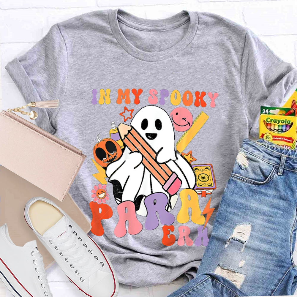 In My Spooky Para Era Little Devil Holding A Pencil T-shirt