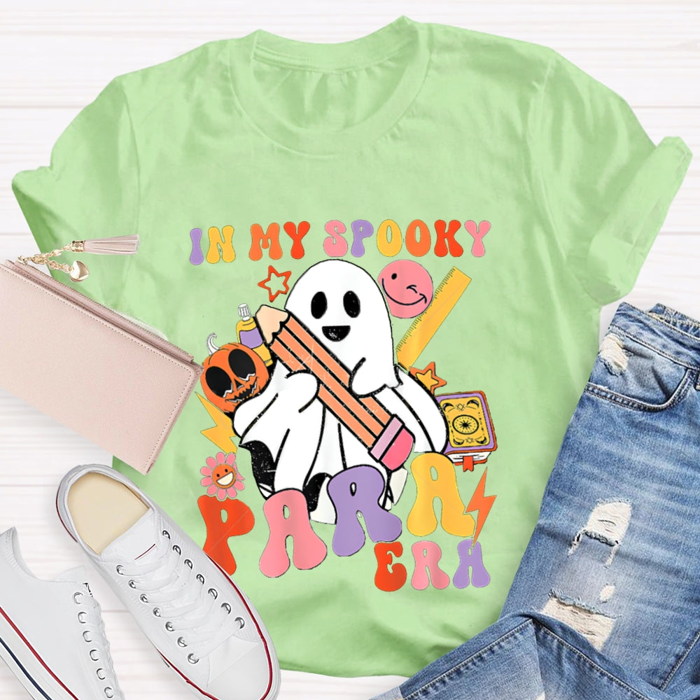 In My Spooky Para Era Little Devil Holding A Pencil T-shirt