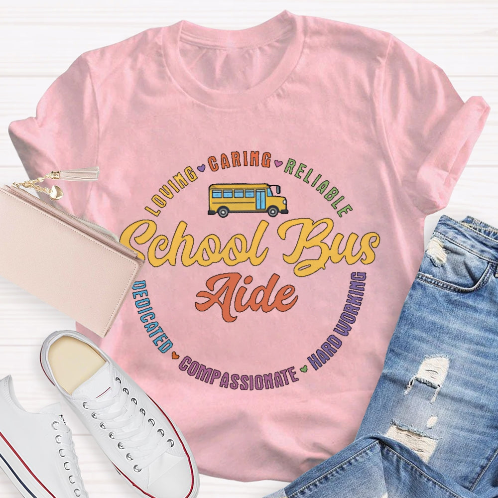 School Bus Aide Gift T-shirt