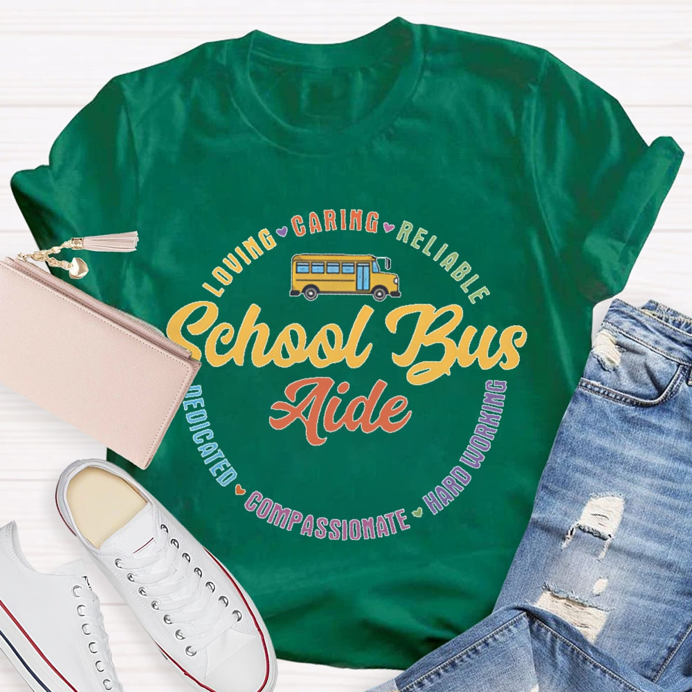 School Bus Aide Gift T-shirt