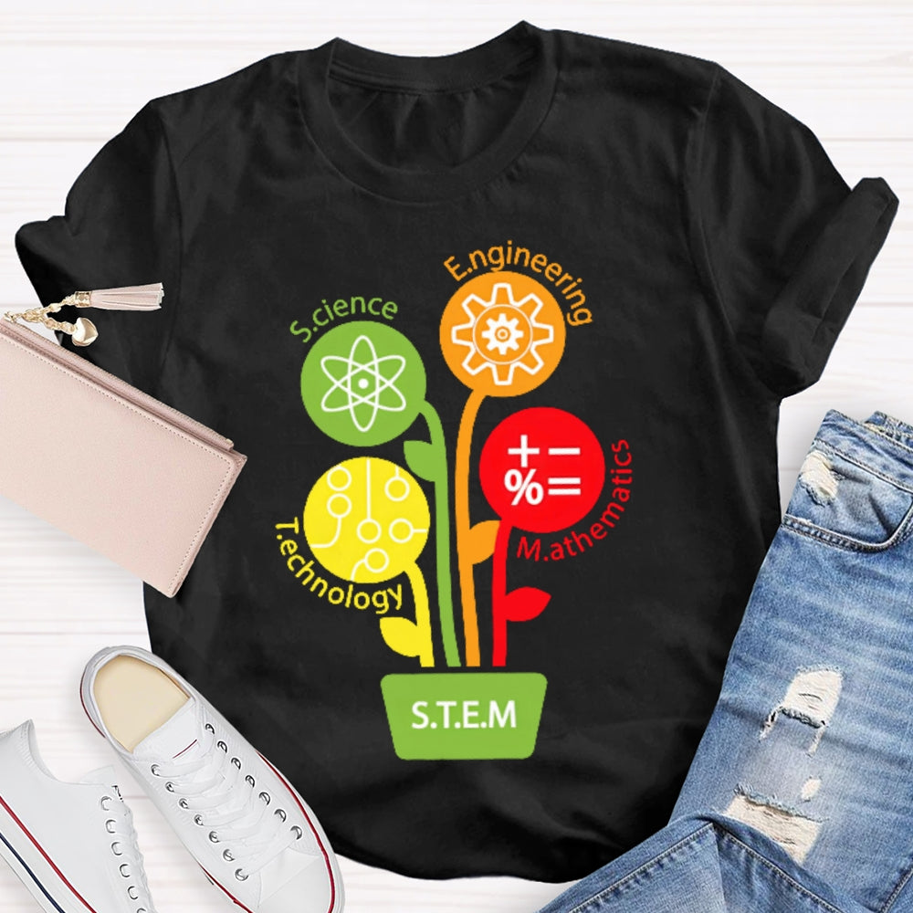 STEM Science Technology Engineering Math Teacher Gift T-shirt