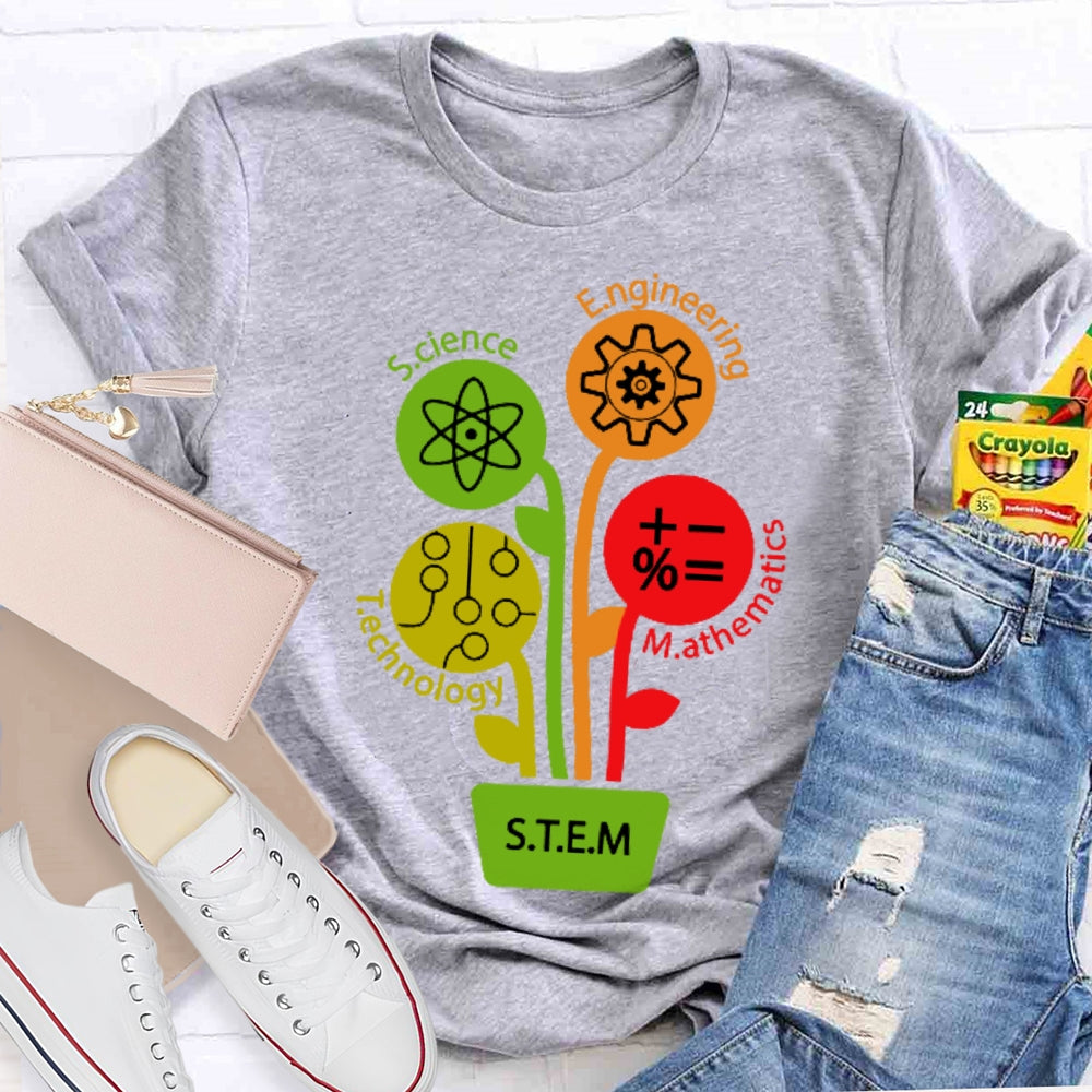 STEM Science Technology Engineering Math Teacher Gift T-shirt