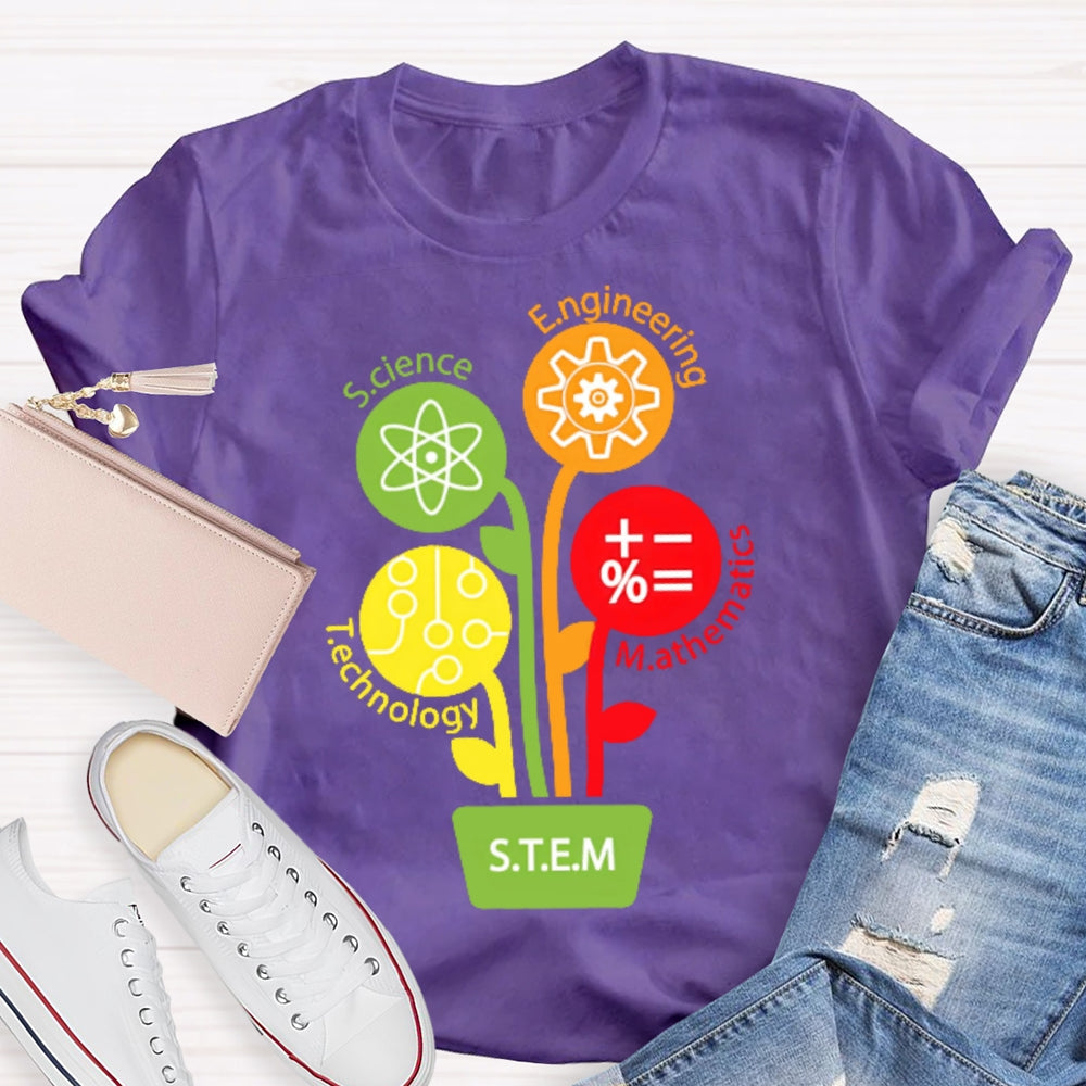 STEM Science Technology Engineering Math Teacher Gift T-shirt