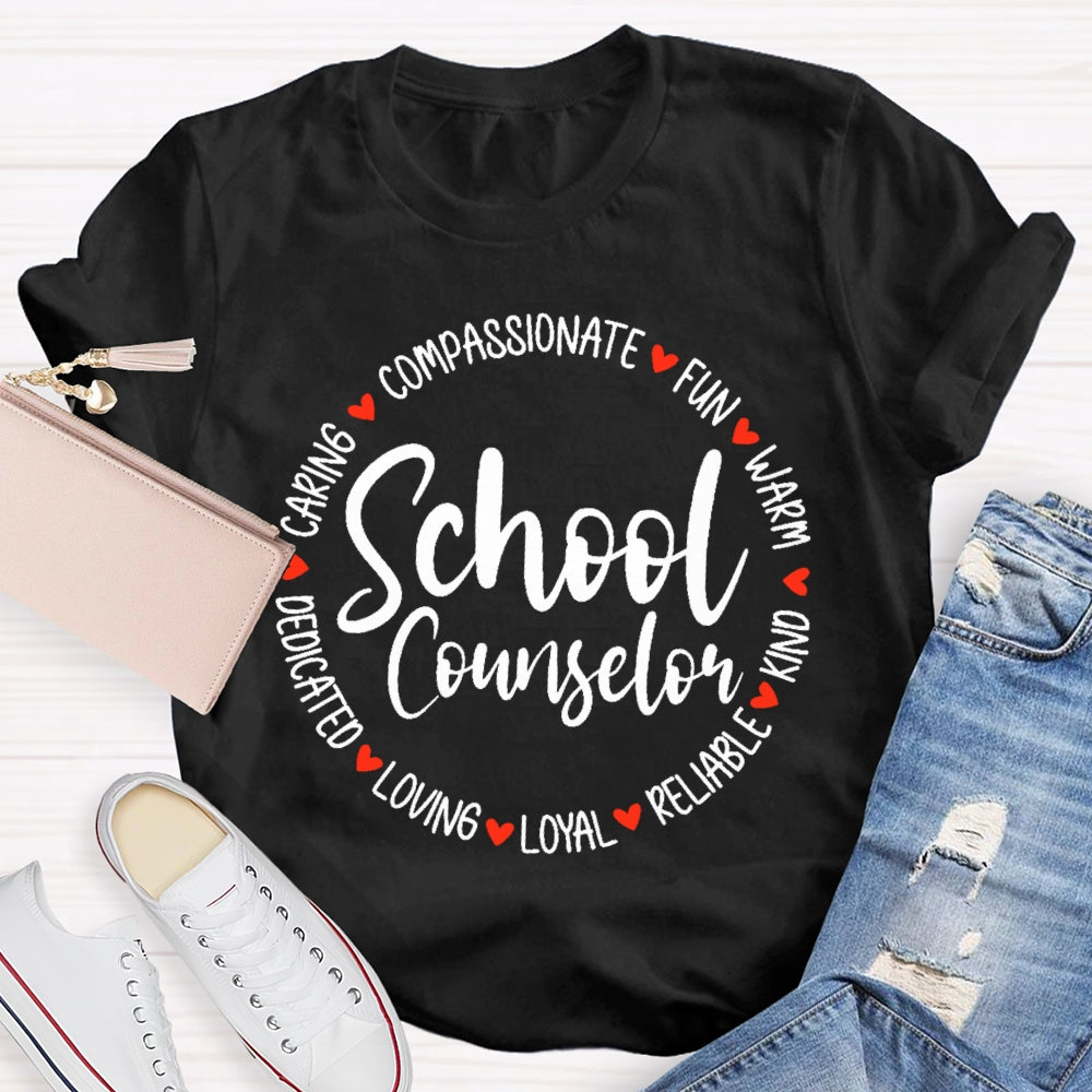 School Counselor Love T-shirt