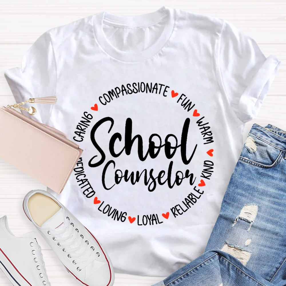 School Counselor Love T-shirt