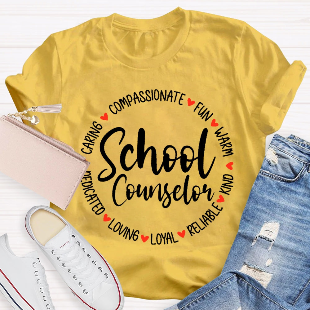 School Counselor Love T-shirt