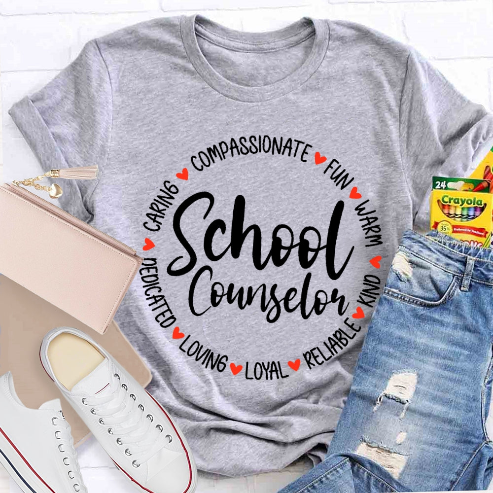 School Counselor Love T-shirt