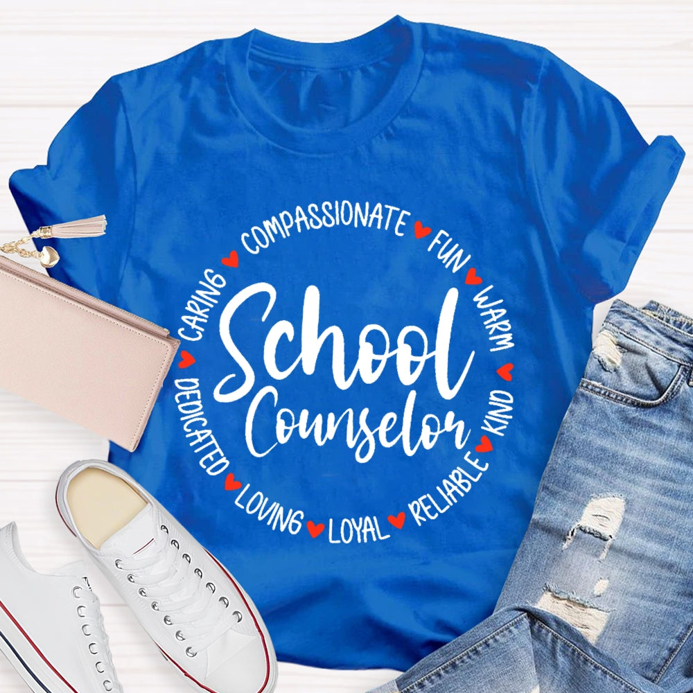 School Counselor Love T-shirt