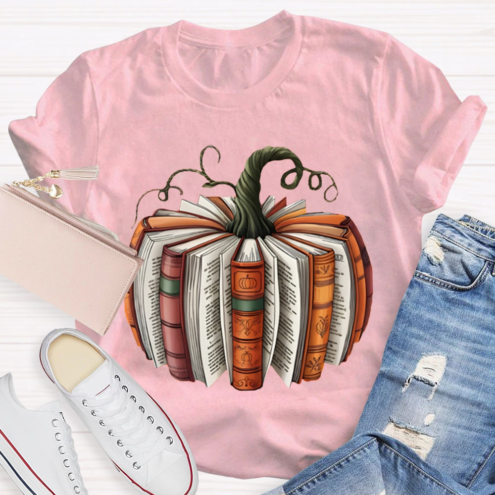 Pumpkin Books Halloween T-shirt