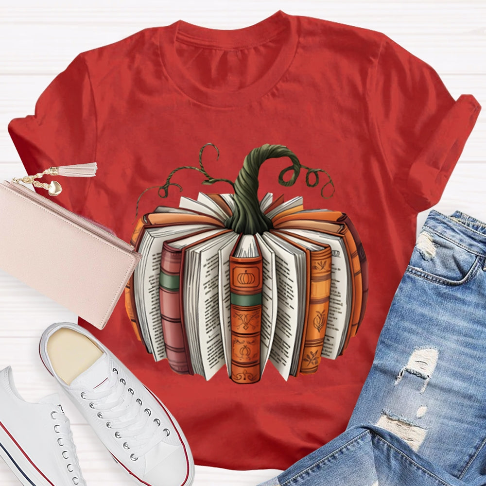 Pumpkin Books Halloween T-shirt