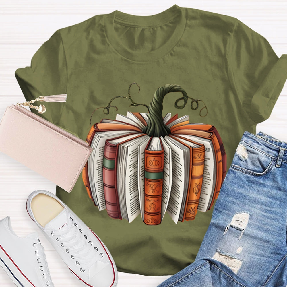 Pumpkin Books Halloween T-shirt