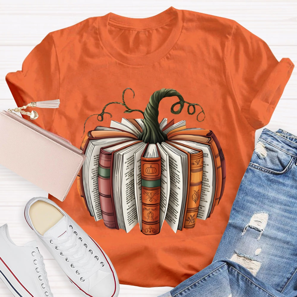 Pumpkin Books Halloween T-shirt