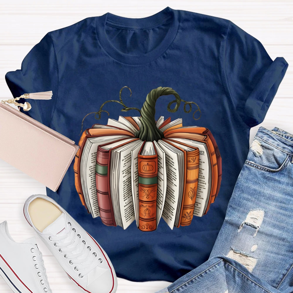 Pumpkin Books Halloween T-shirt