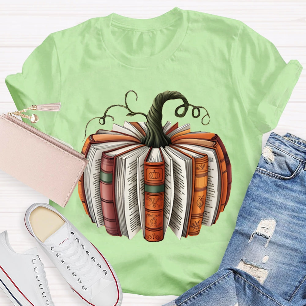 Pumpkin Books Halloween T-shirt