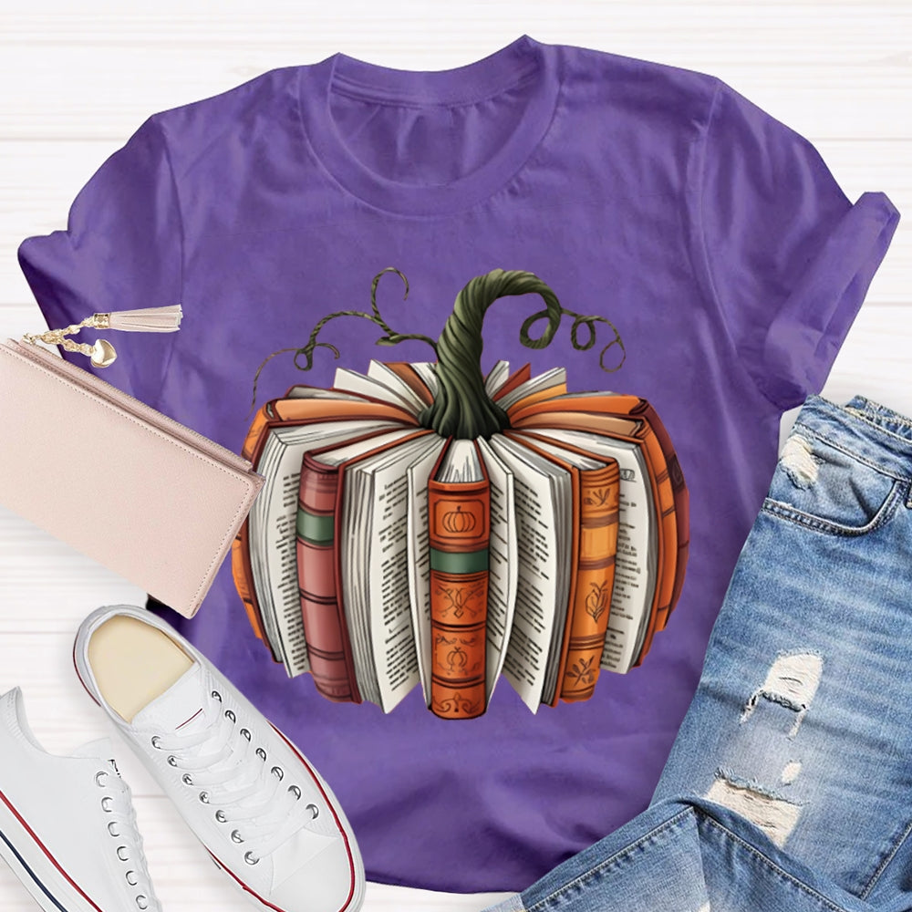 Pumpkin Books Halloween T-shirt