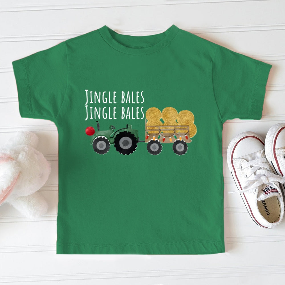 Jingle Bales Christmas Toddler T-shirts