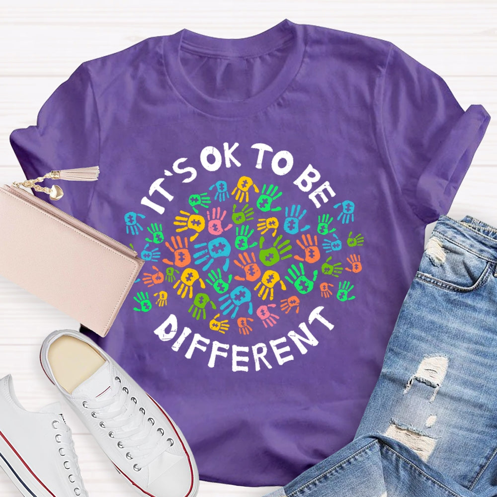 Autism Awareness It's Ok To Be Different T-shirt