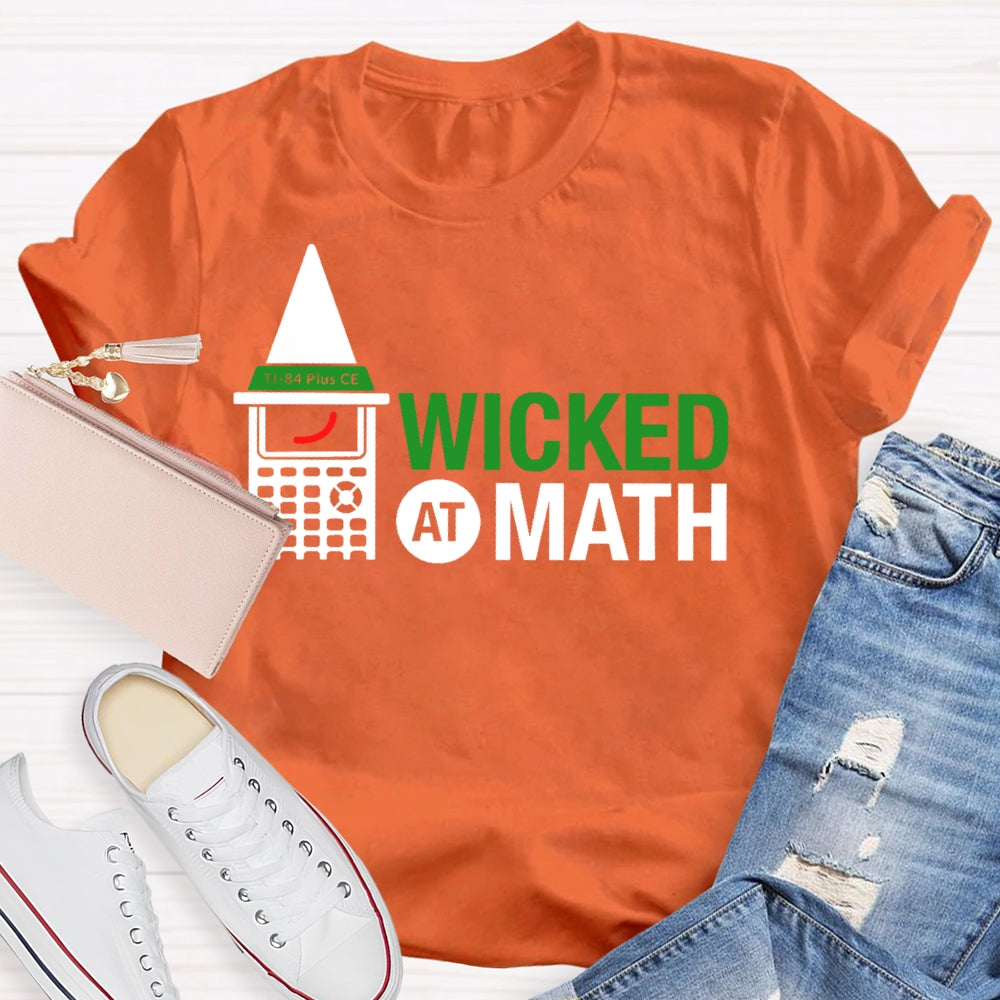 Wicked At Math T-shirt