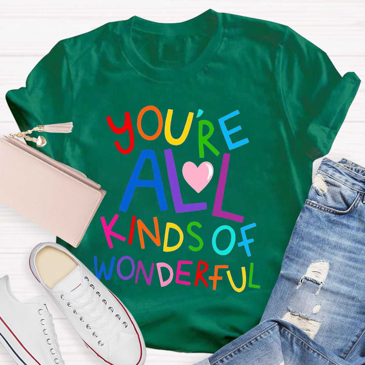 You're All Kind Of Wonderful Teacher T-Shirt