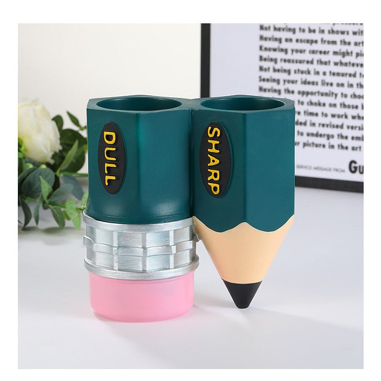 Creative Pencil Resin Pen Holder