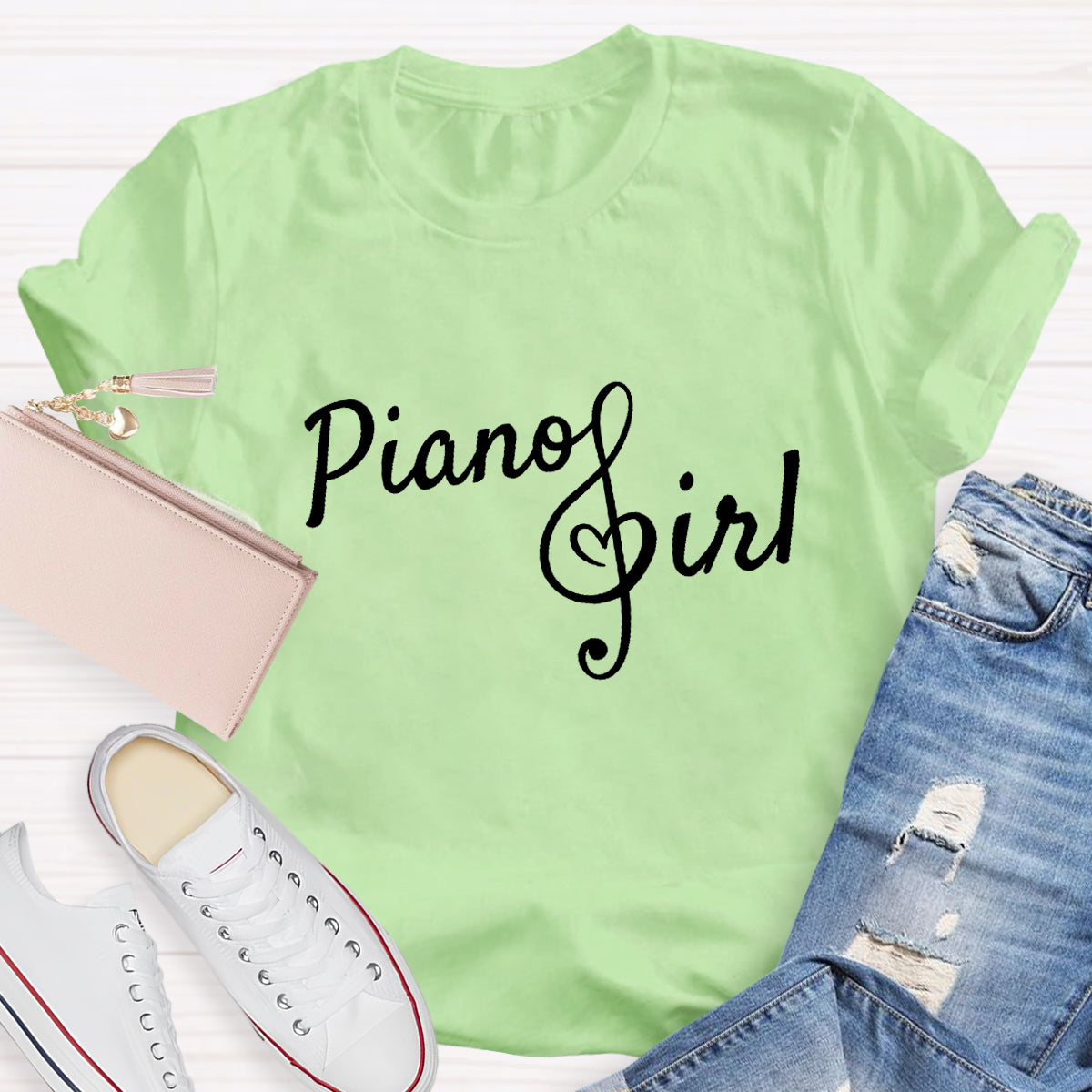 Piano Girl Teacher T-Shirt