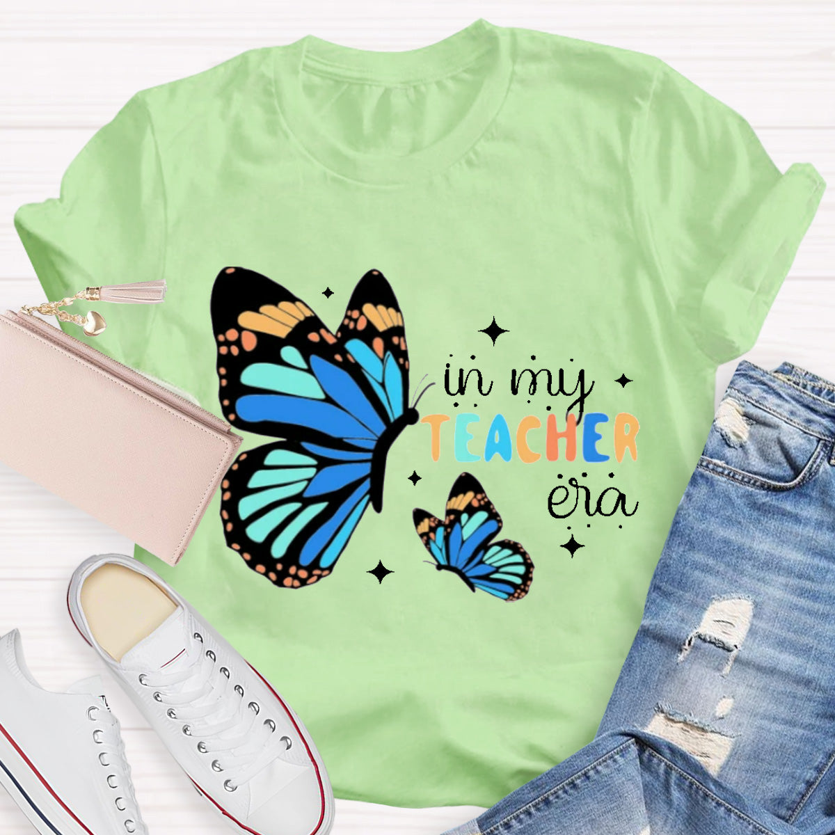In My Teacher Era Butterfly T-Shirt