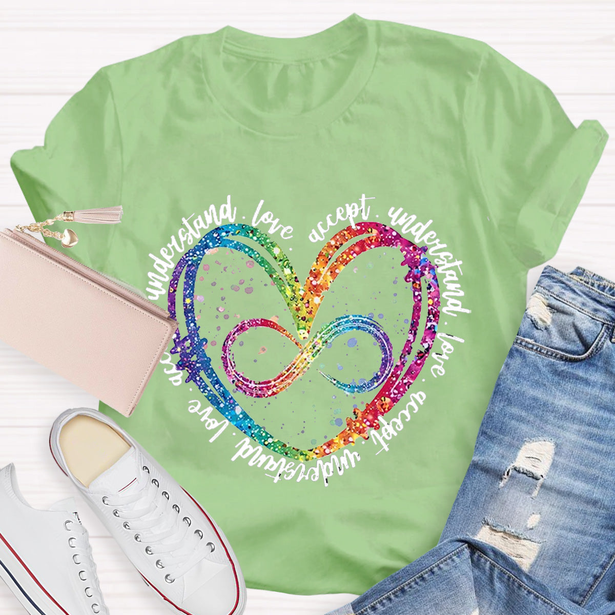 Understand Love Accept Teacher T-Shirt