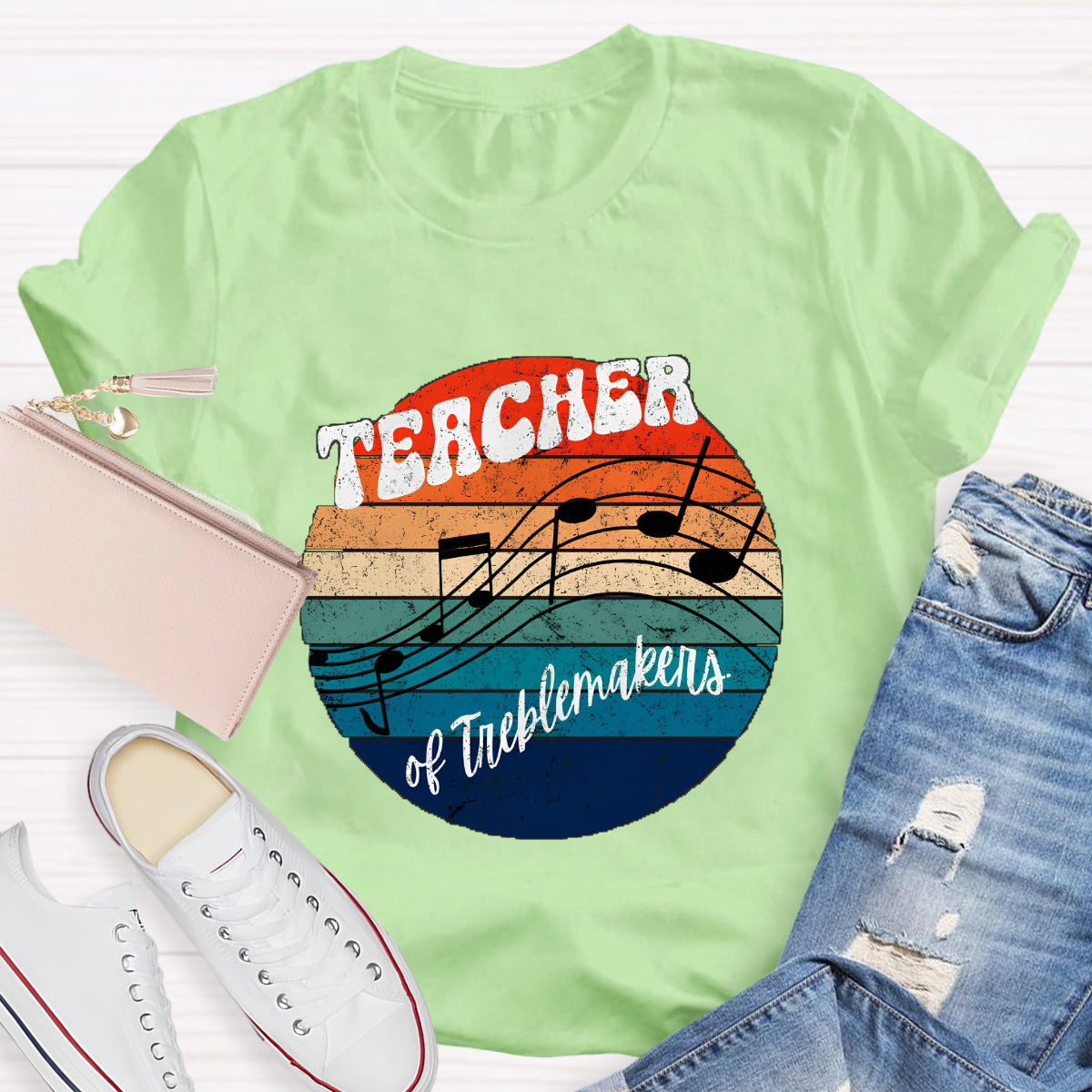 Teacher Black Note Teacher T-Shirt
