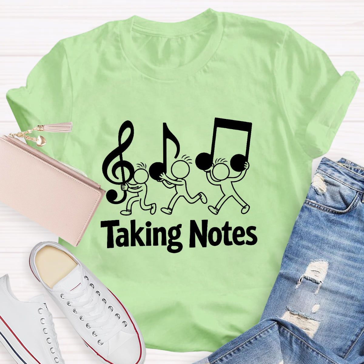 Taking Notes Music Teacher T-Shirt