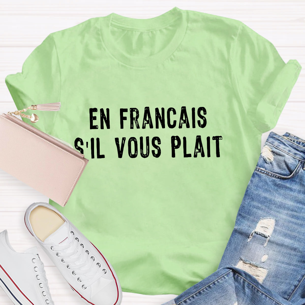 En Francais S'il Vous Plait French Teacher T-Shirt