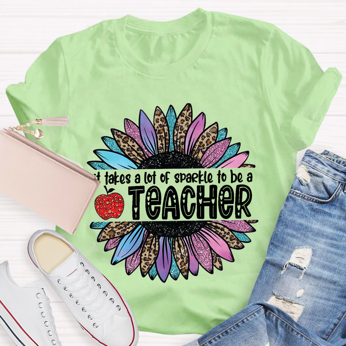 It Takes A lot Of Sparkle To Be A Teacher T-Shirt