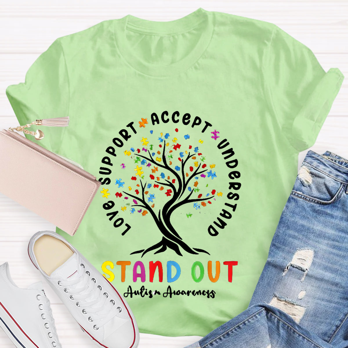 Love And Support Teacher T-Shirt