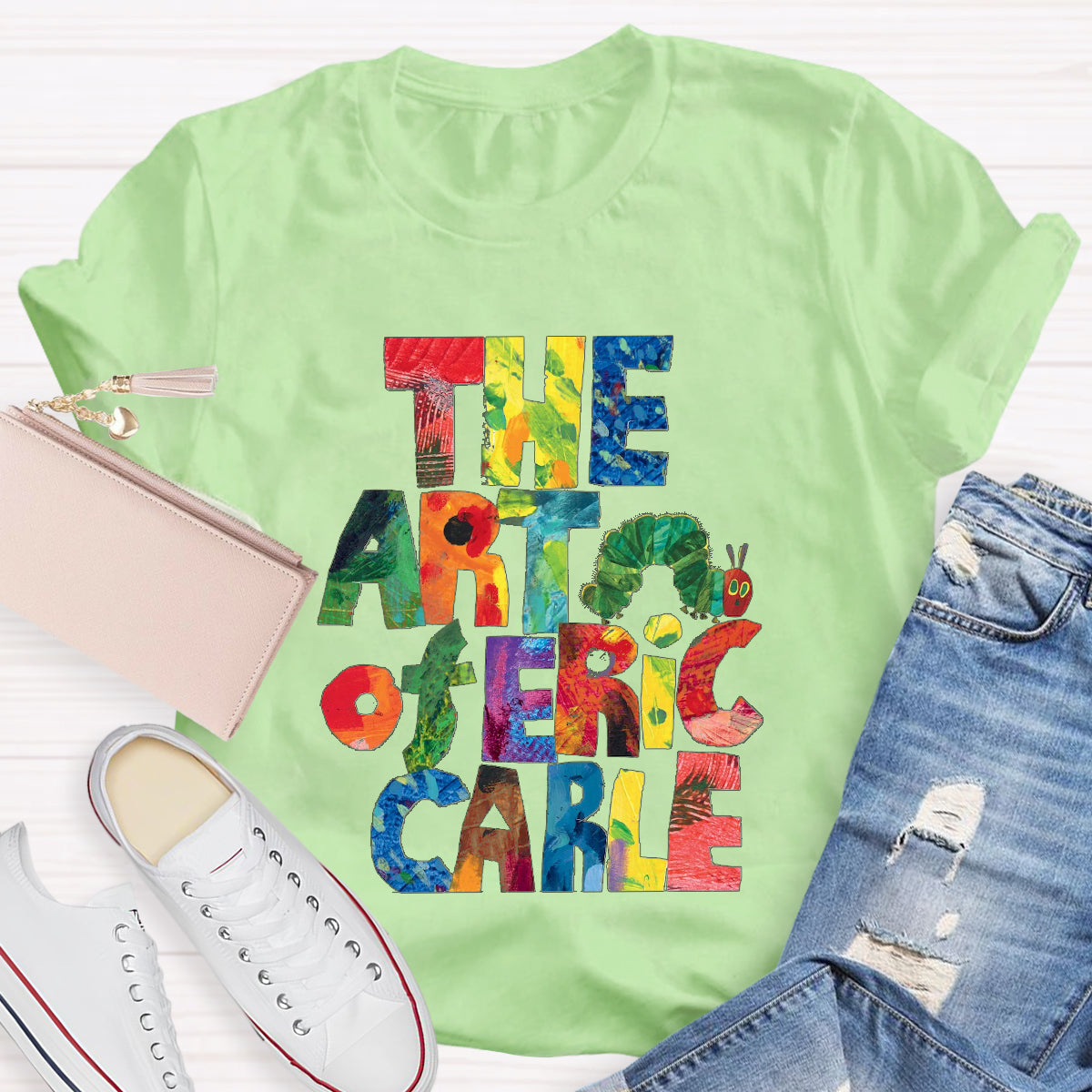 The Art Of Eric Carle Teacher Shirt