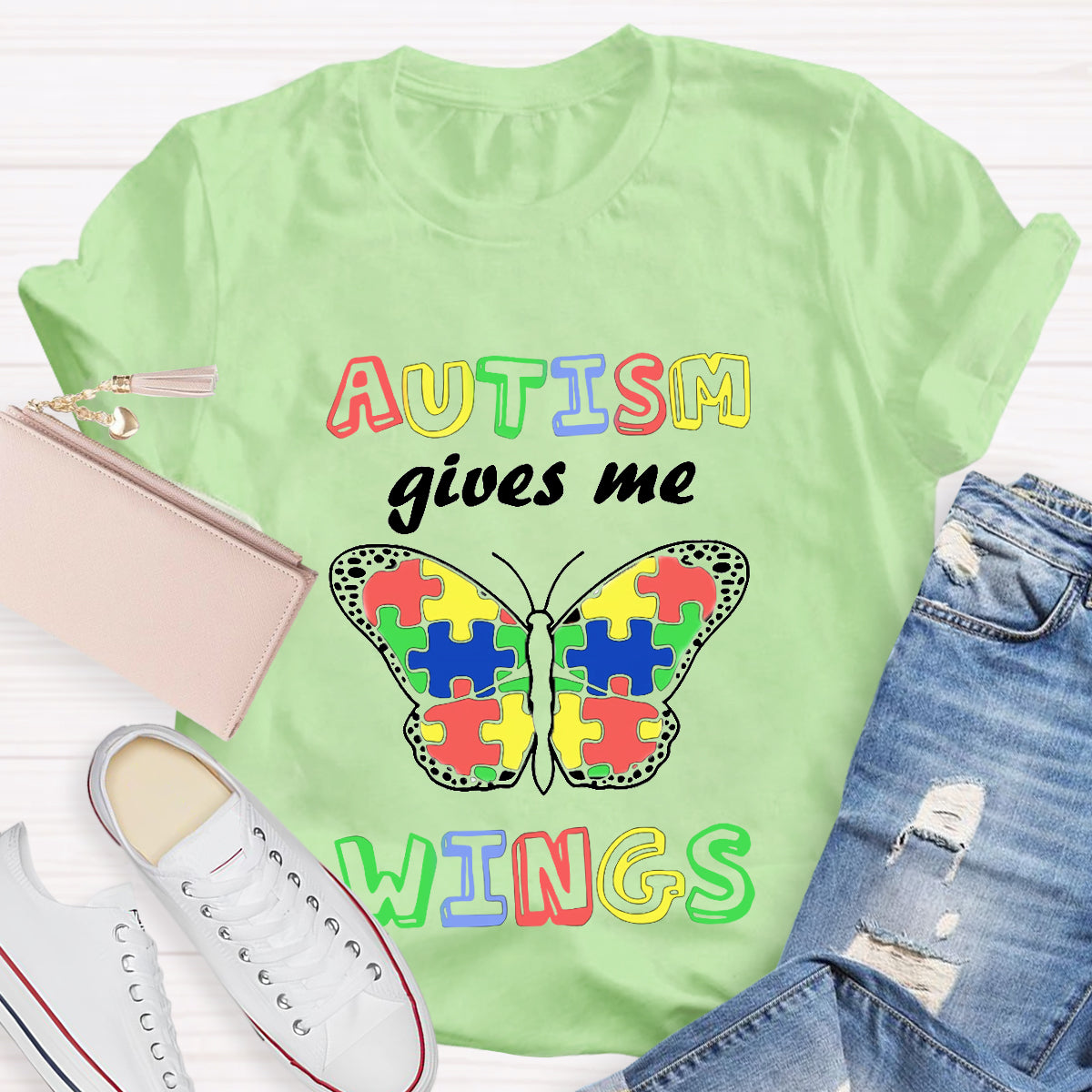 Autism Gives Me Wings T-Shirt