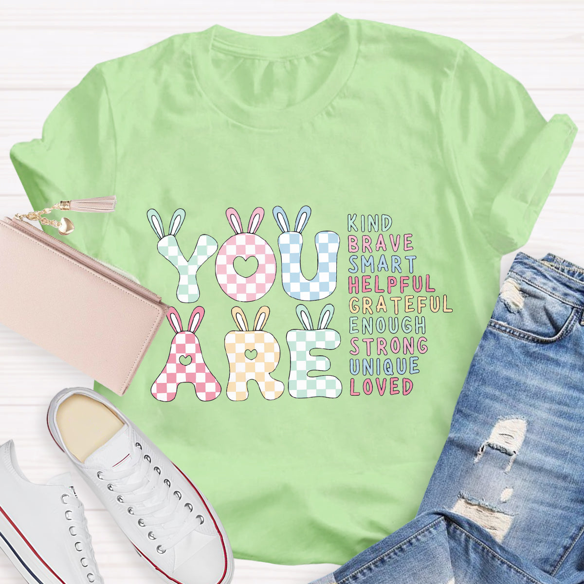 Easter You Are Kind Smart Teacher T-Shirt